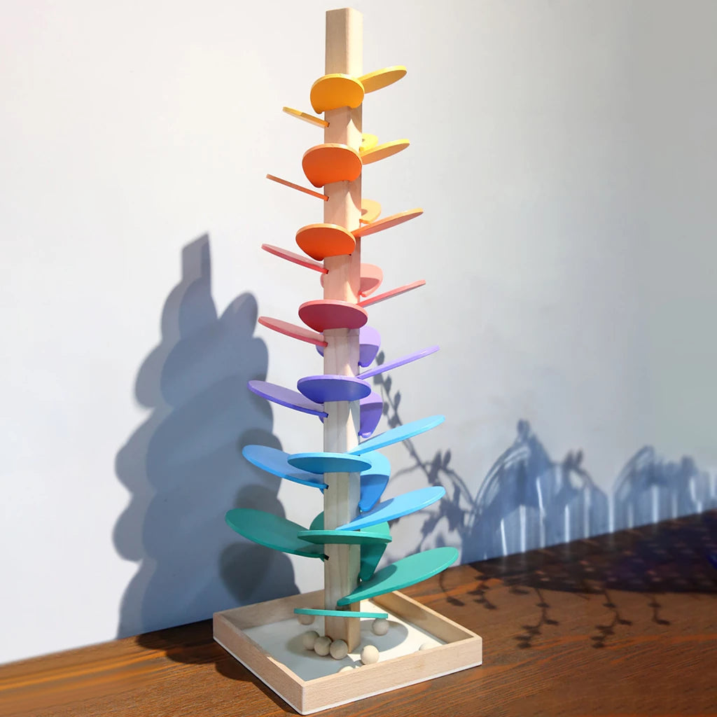 Wooden Rainbow Sound Tower