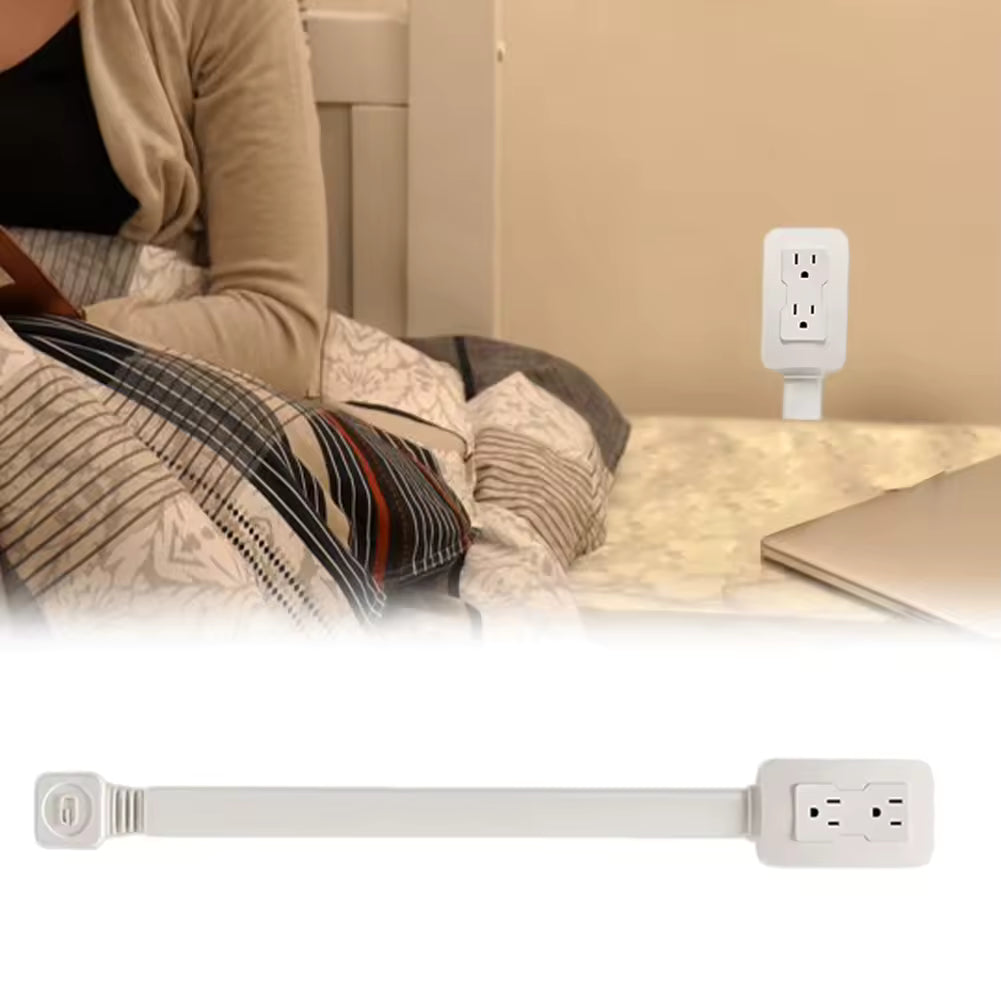 Extendable Power Strip | 56–86 cm with Rotating Base