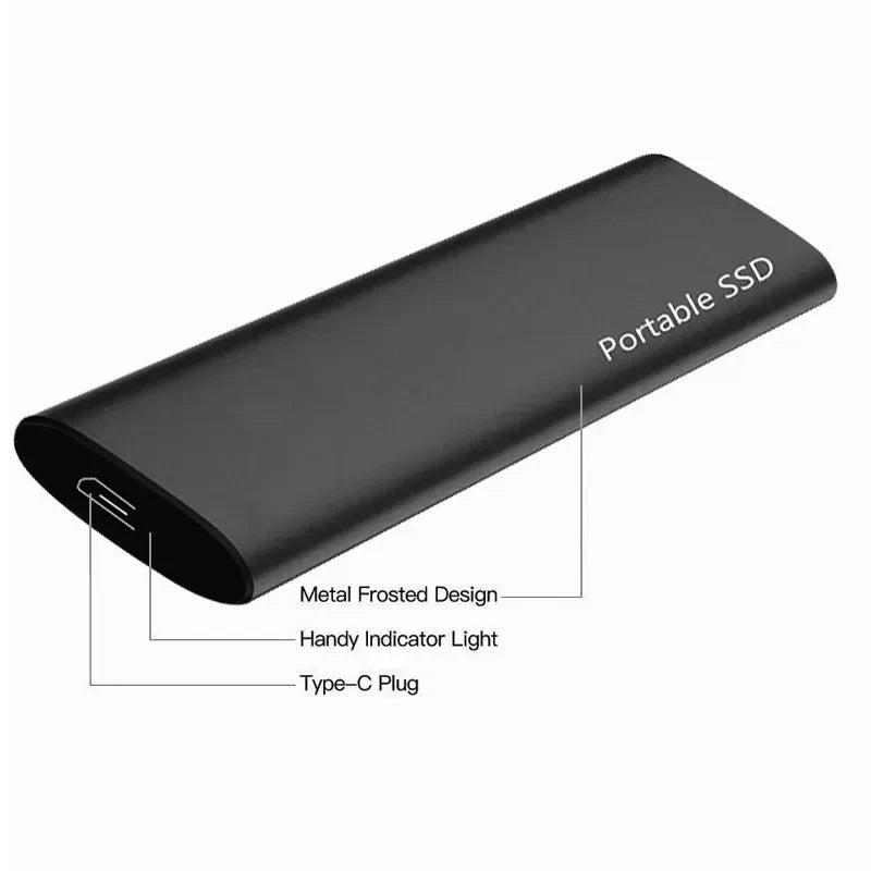 Portable External Hard Drive | 4TB USB-C Slim Design