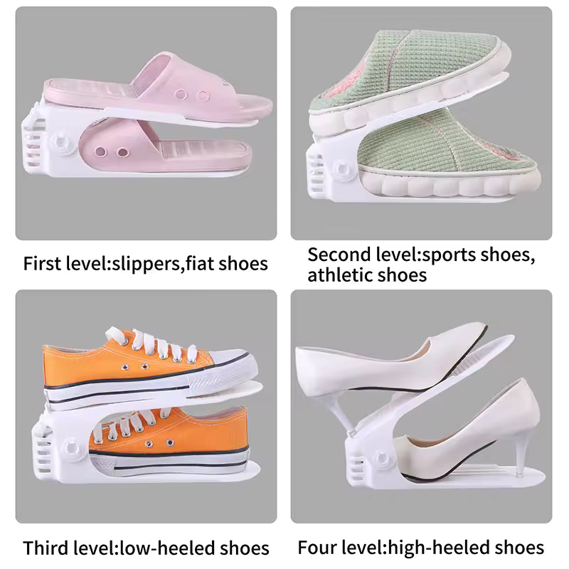 Shoe Slots Organizer - 12 Pack Vertical Shoe Storage