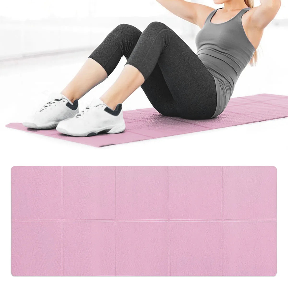 Premium 4mm EVA Anti-Slip Yoga Mat for Pilates & Fitness Workouts