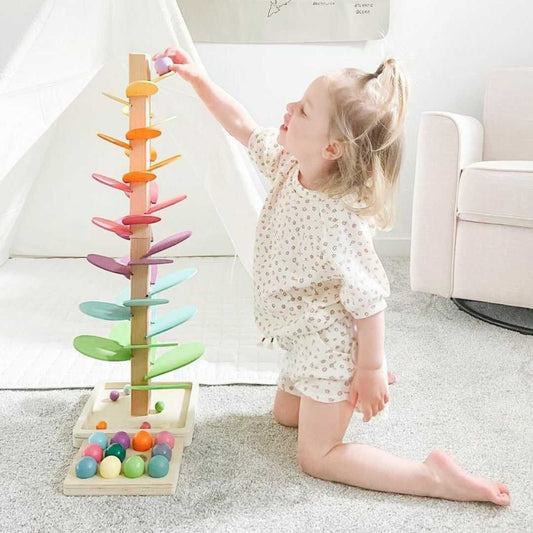 Wooden Rainbow Sound Tower