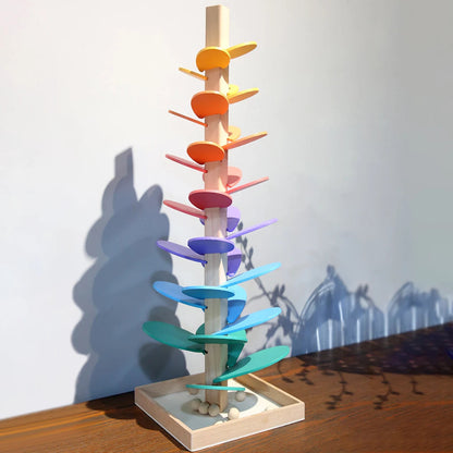 Wooden Rainbow Sound Tower
