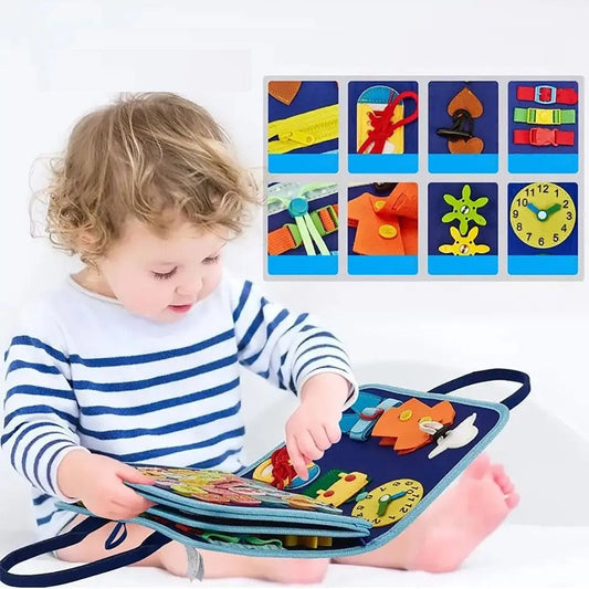 Montessori Busy Book For Toddlers