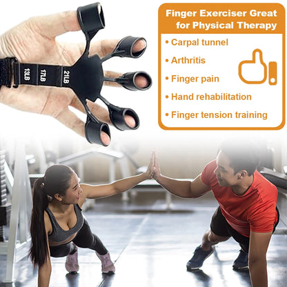 Adjustable Silicone Grip Strength Trainer for Fingers and Forearms