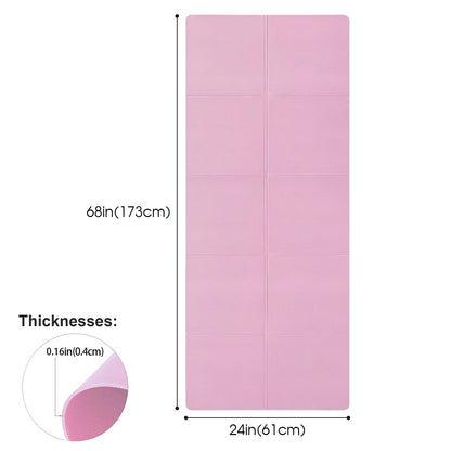 Premium 4mm EVA Anti-Slip Yoga Mat for Pilates & Fitness Workouts