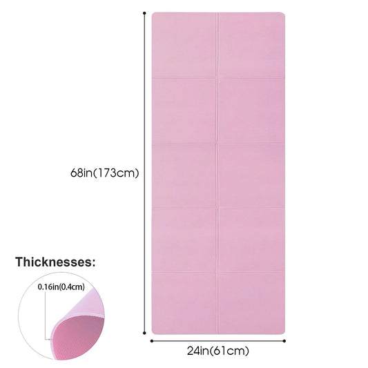 Premium 4mm EVA Anti-Slip Yoga Mat for Pilates & Fitness Workouts