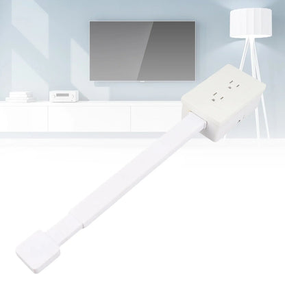 Extendable Power Strip | 56–86 cm with Rotating Base