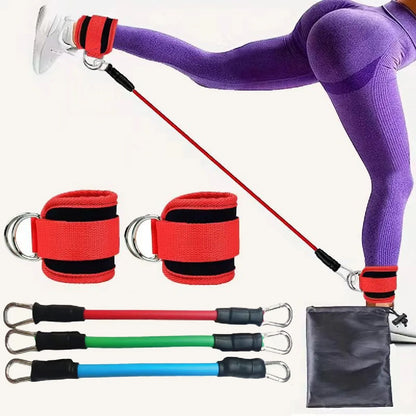 TPE Resistance Bands with Ankle Straps