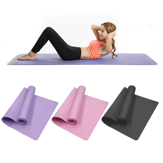 Premium 4mm EVA Anti-Slip Yoga Mat for Pilates & Fitness Workouts