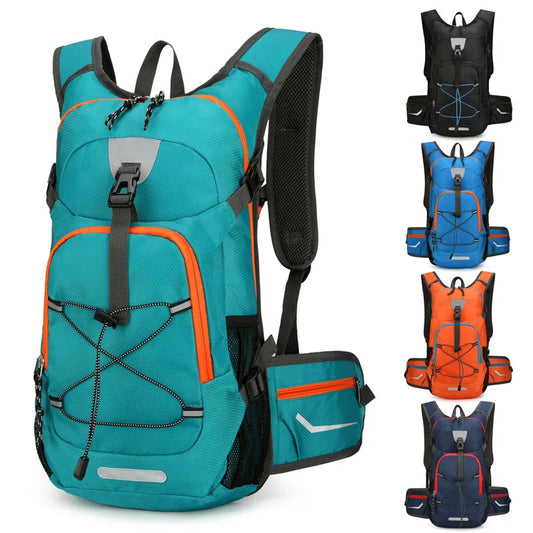 Lightweight Hydration Cycling Backpack with Reflective Strip and Bladder