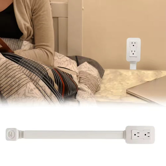 Extendable Power Strip | 56–86 cm with Rotating Base