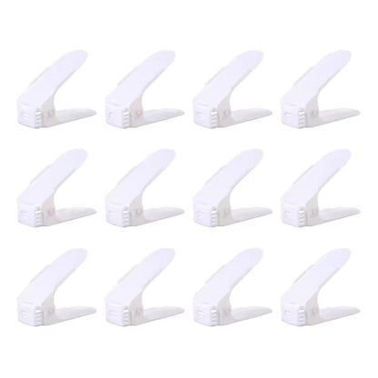 Shoe Slots Organizer - 12 Pack Vertical Shoe Storage