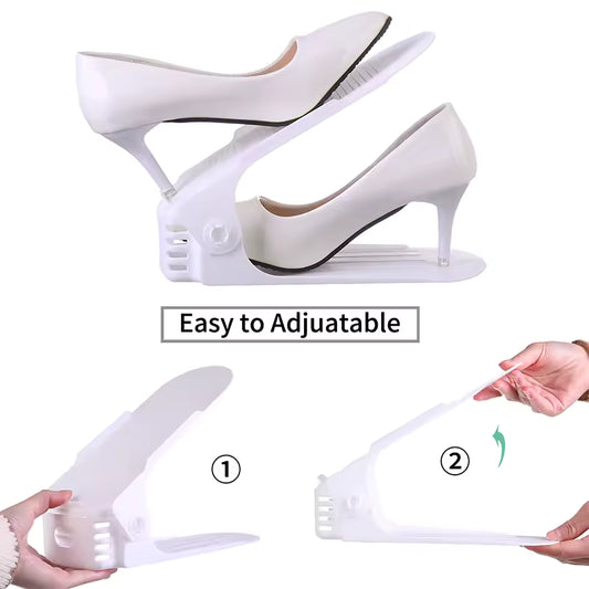 Shoe Slots Organizer - 12 Pack Vertical Shoe Storage