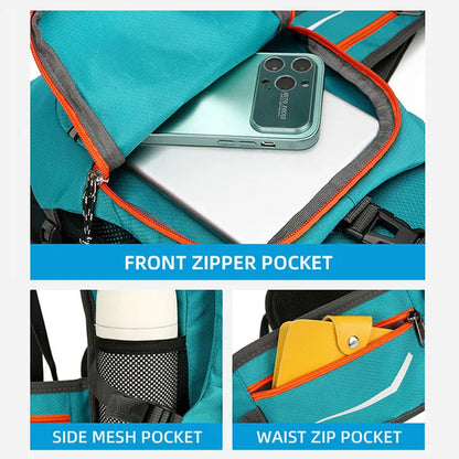 Lightweight Hydration Cycling Backpack with Reflective Strip and Bladder