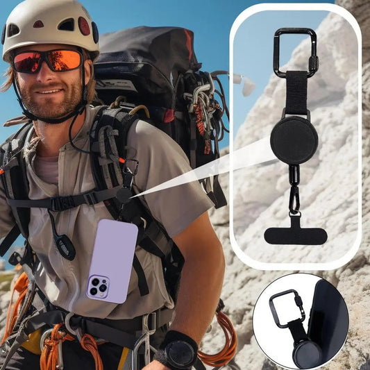 Retractable Phone Holder | Secure Belt Clip Design