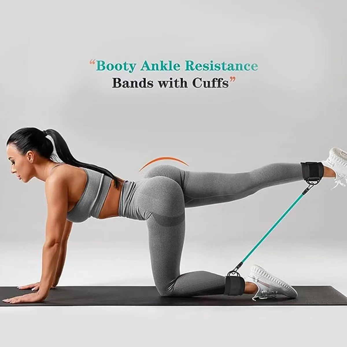 TPE Resistance Bands with Ankle Straps