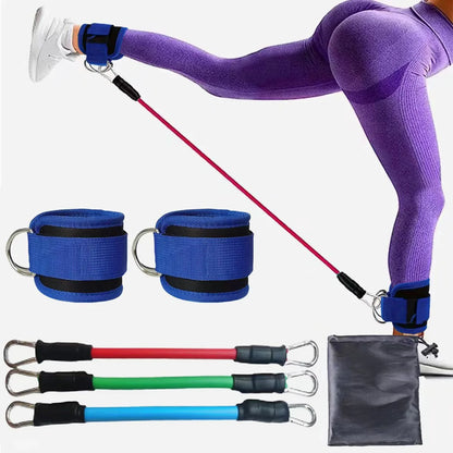 TPE Resistance Bands with Ankle Straps