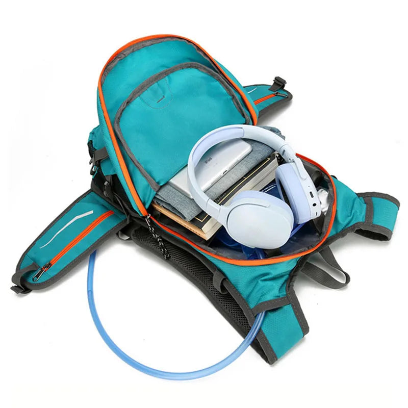 Lightweight Hydration Cycling Backpack with Reflective Strip and Bladder
