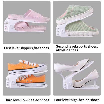 Shoe Slots Organizer - 12 Pack Vertical Shoe Storage
