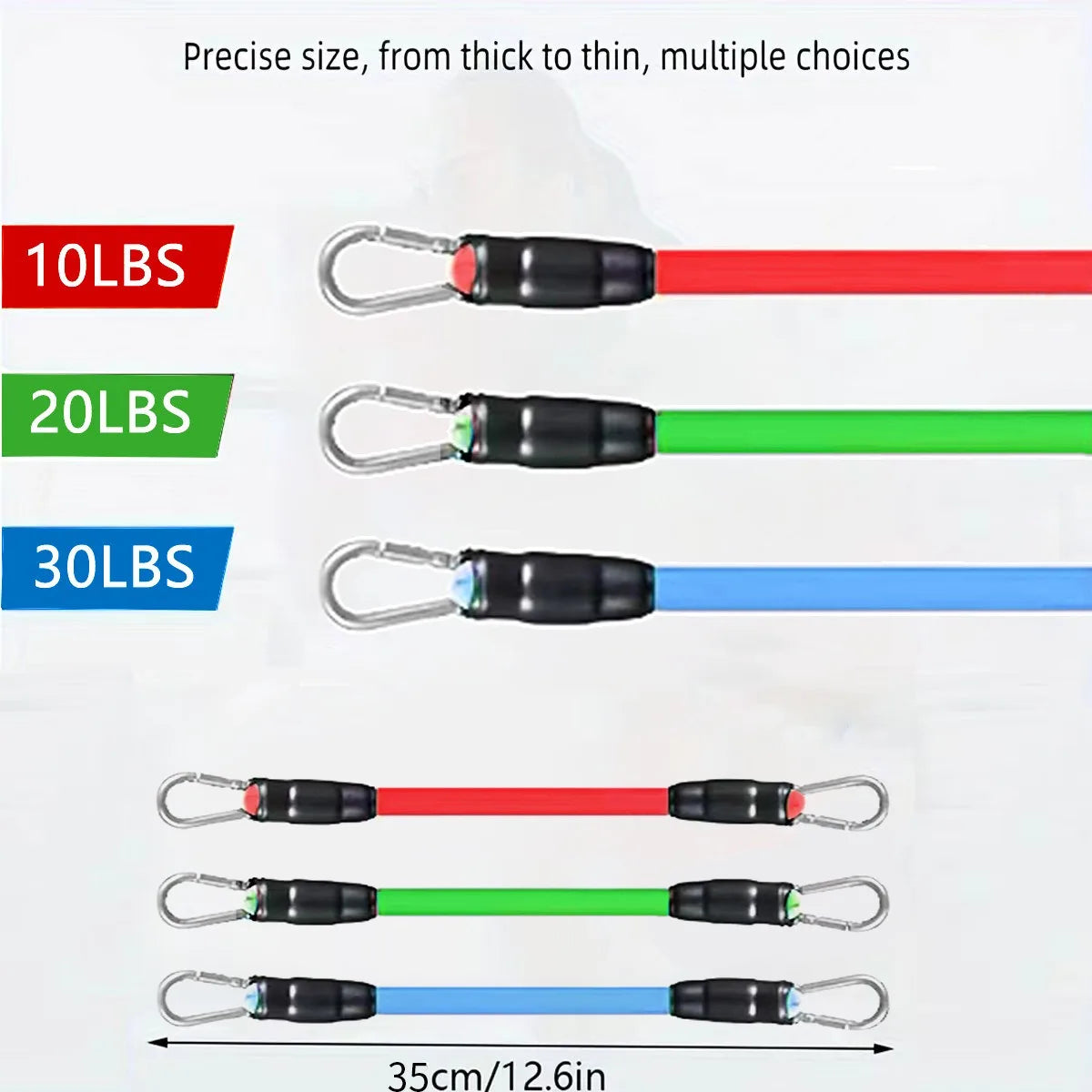 TPE Resistance Bands with Ankle Straps