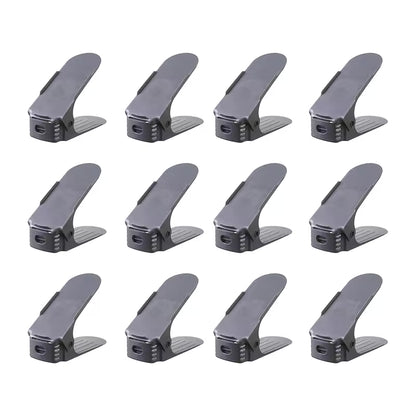 Shoe Slots Organizer - 12 Pack Vertical Shoe Storage